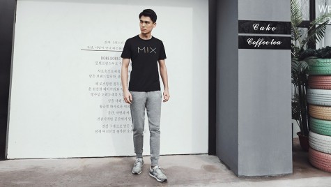 Футболка Xiaomi MiX pattern round neck short sleeve T shirt Black S 1170800052